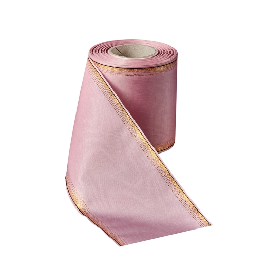 Verzugs-Moiré Rosenholz mit Gold-Ombré-Rand