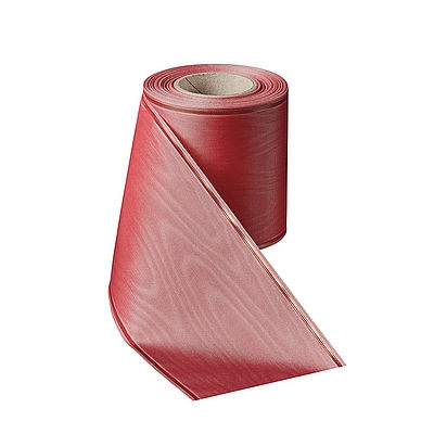 Verzugs-Moiré Flamingo mit Goldrand