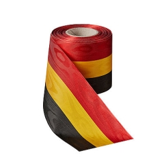Nationalband-Moiré Schwarz-Gelb-Rot Belgien